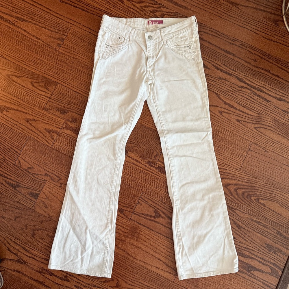 White Flared Jeans
